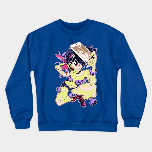 Frankenstein girl Crewneck Sweatshirt by Rafchu